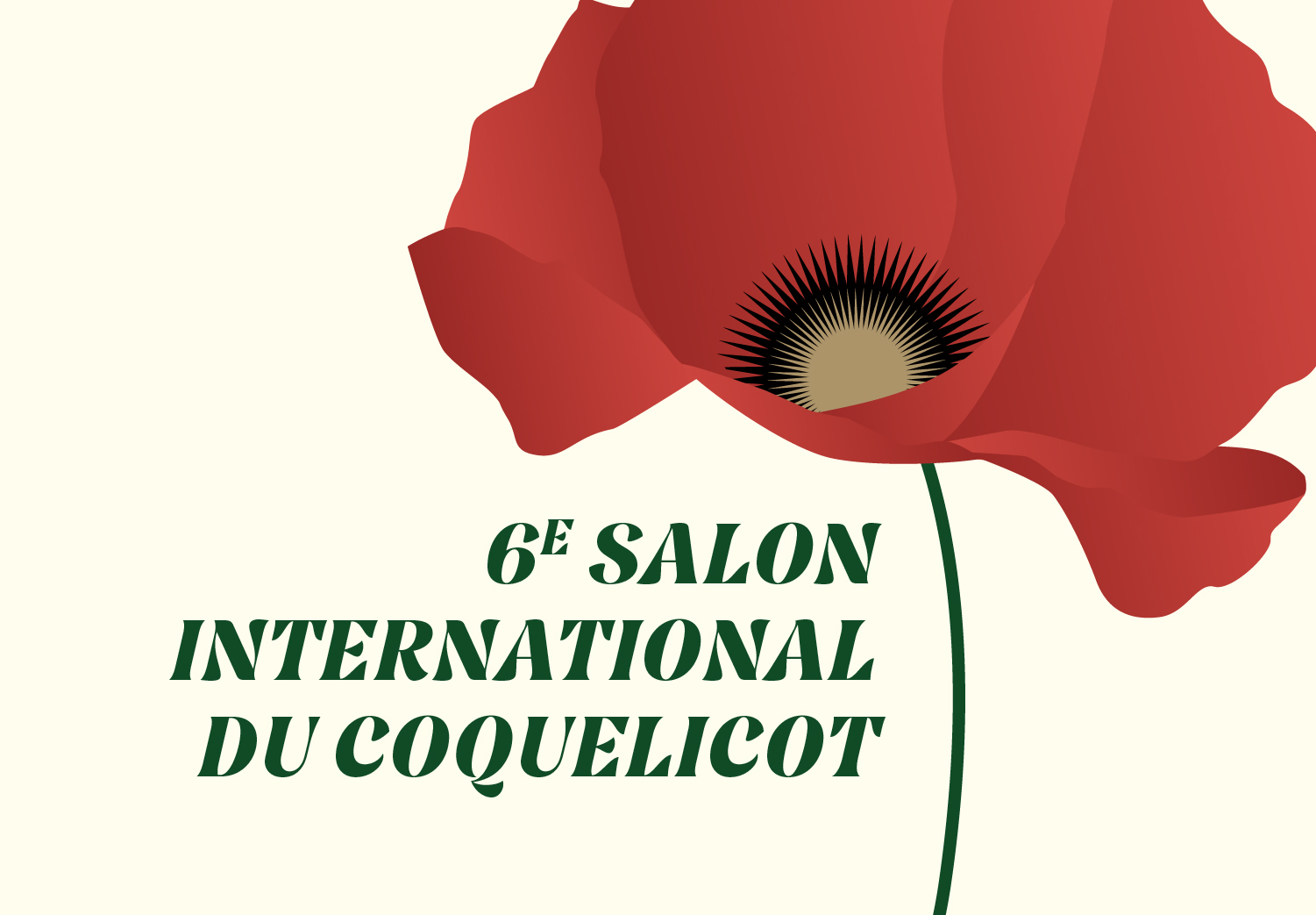 6e édition du Salon International du Coquelicot